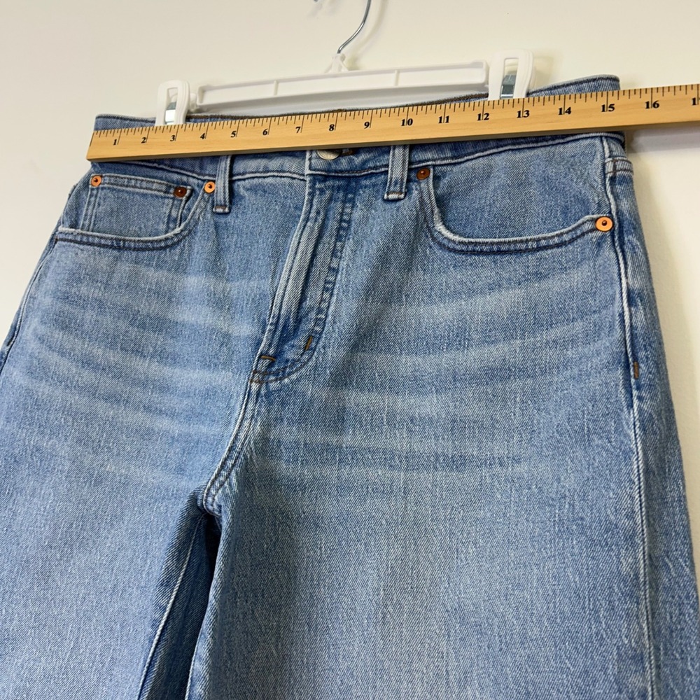 Madewell Curvy Perfect Vintage Wide Leg Crop Jeans Women's 29 - Picture 4 of 12